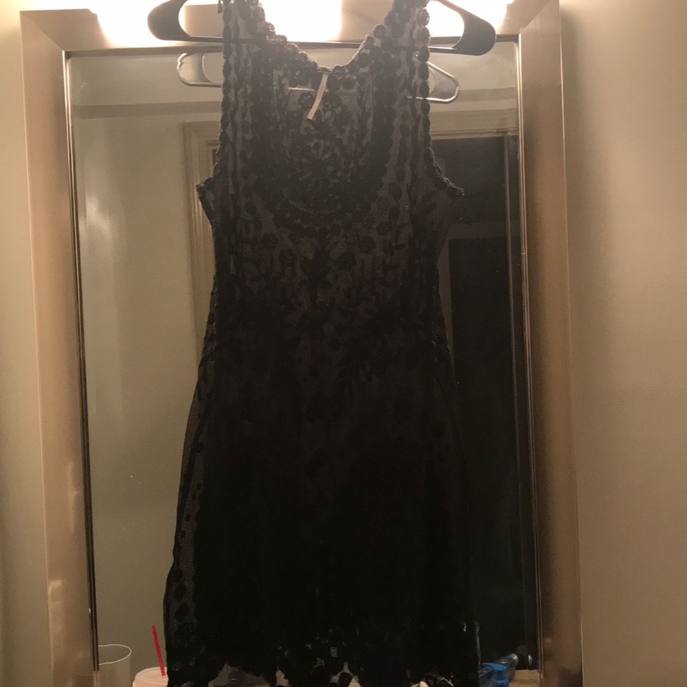 FREE PEOPLE SHEER DRESS SIZE S